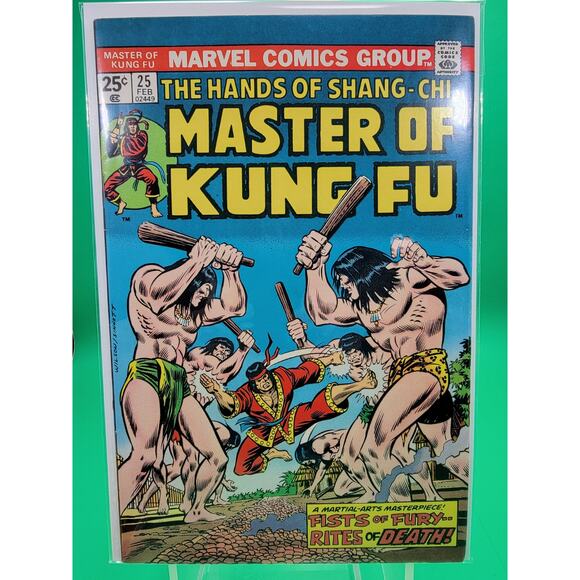 The Hands Of Shang-Chi, Master Of Kung Fu #25_February 1975 Bronze Age! - Picture 1 of 6